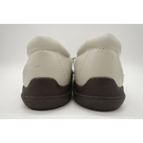 PW Minor Tia Beige Leather Adjustable Slip On Driving Loafers Shoes Womens 6.5 M - Picture 8 of 11